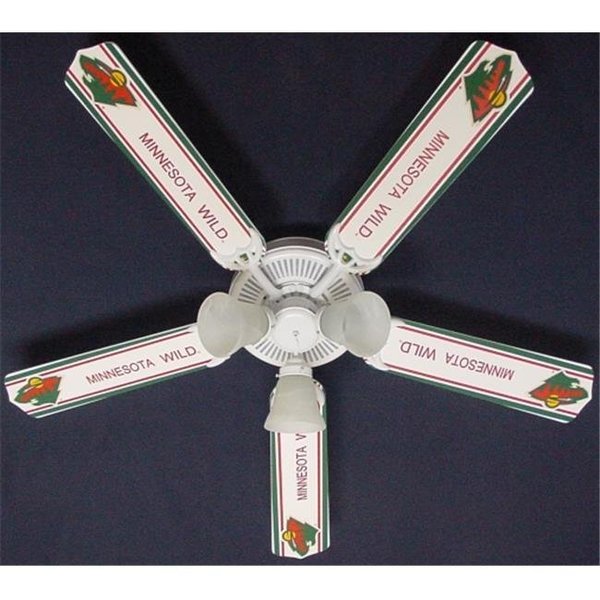 Ceiling Fan Designers Ceiling Fan Designers 52FAN-NHL-MIN New NHL MINNESOTA WILD HOCKEY Ceiling Fan 52" 52FAN-NHL-MIN